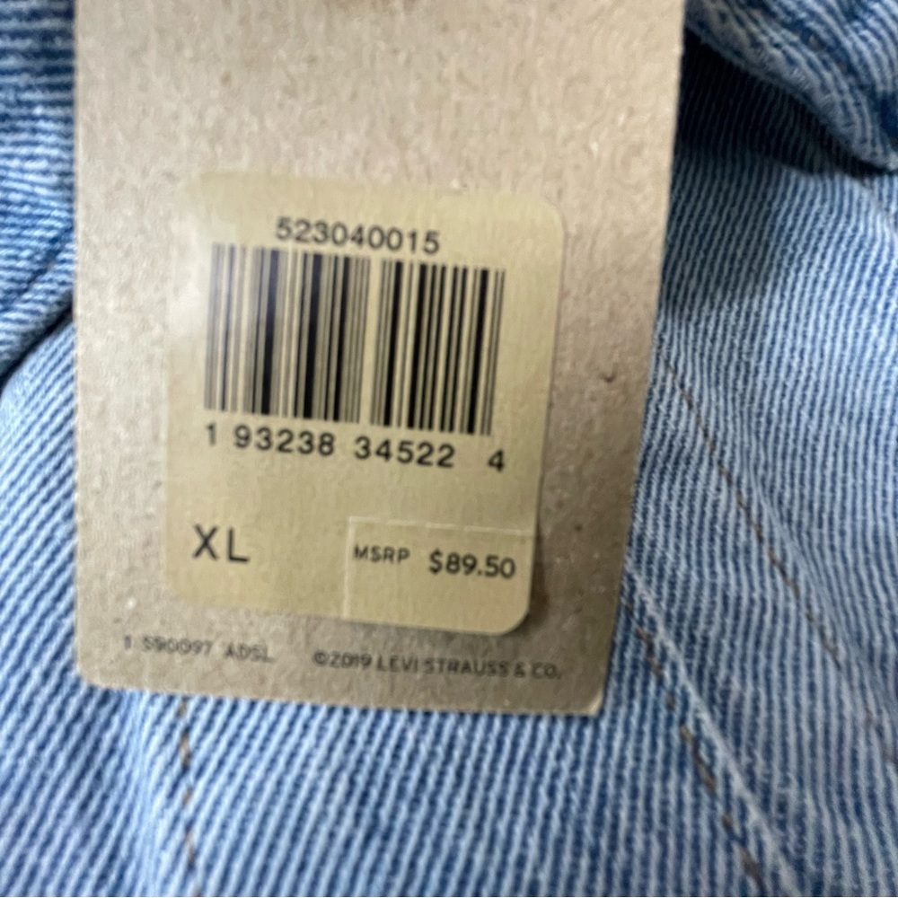 Levi’s Baggy Trucker Jacket Size XL - Picture 7 of 16